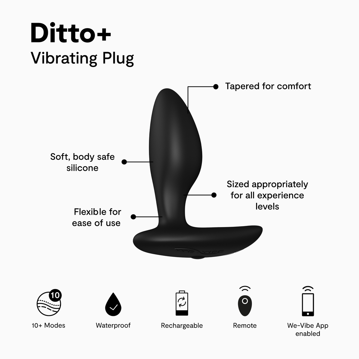 We-Vibe Ditto+ Anal Plug
