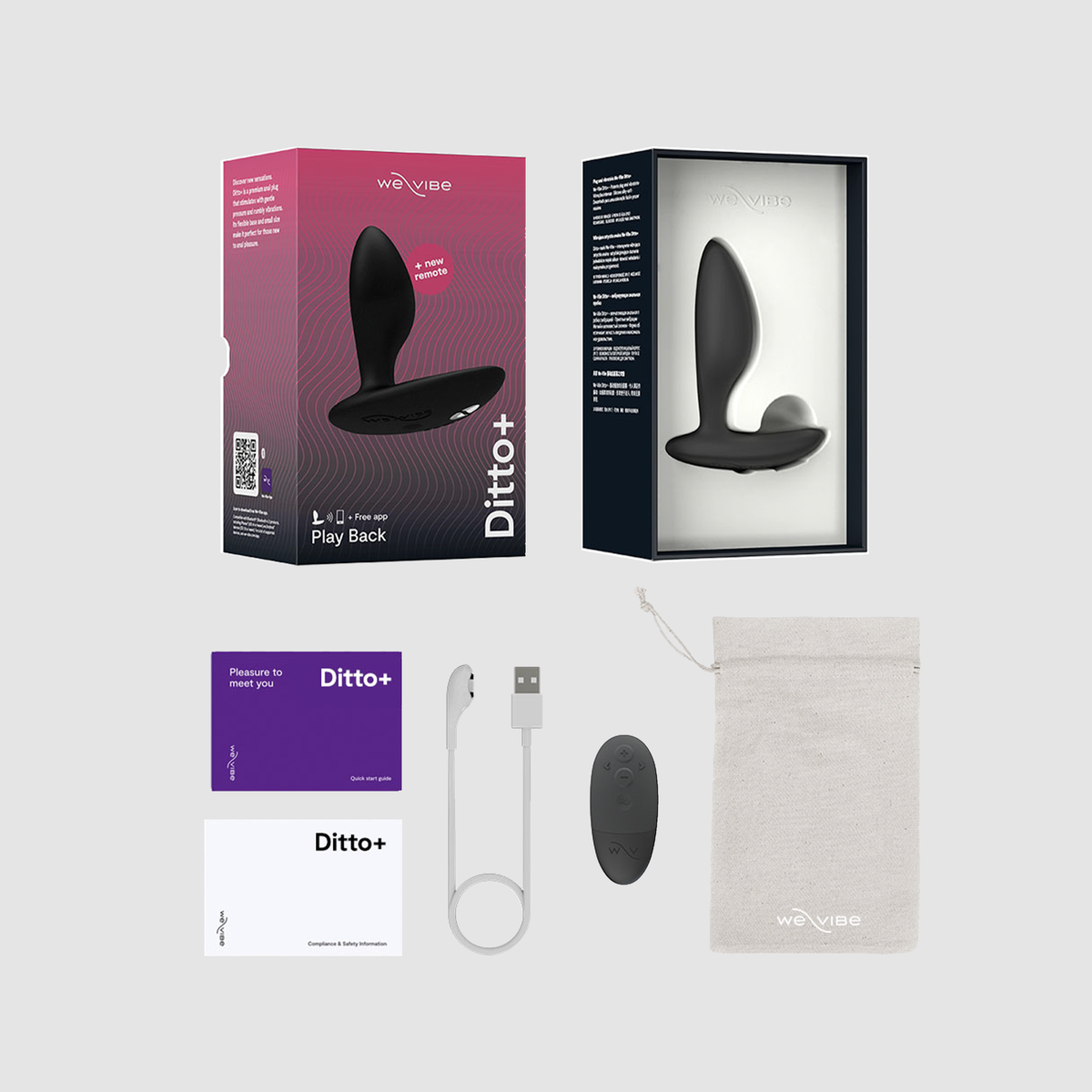We-Vibe Ditto+ Anal Plug